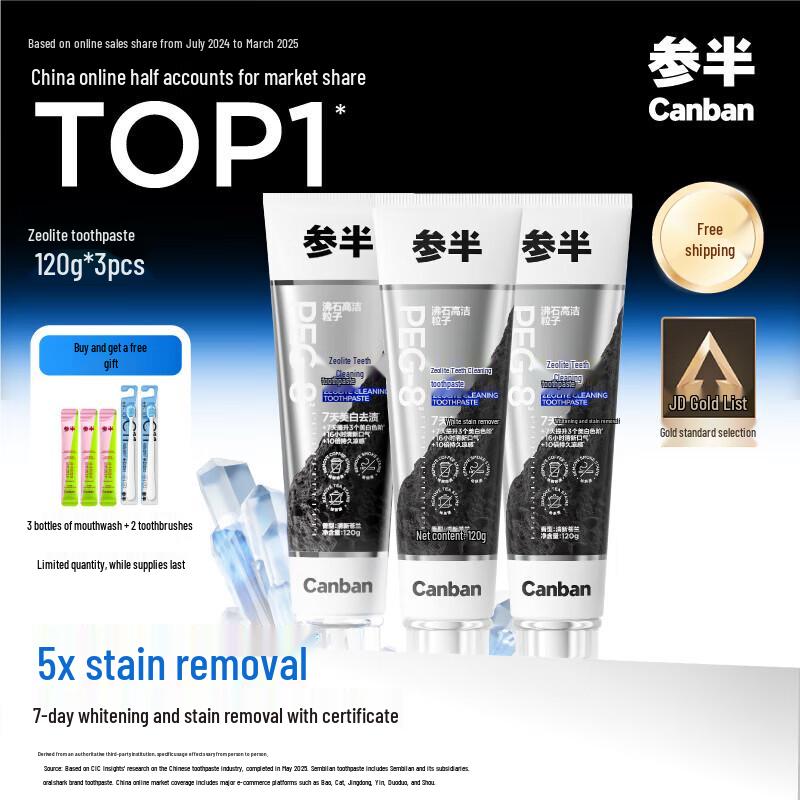 Cansan Zeolite Whitening Toothpaste