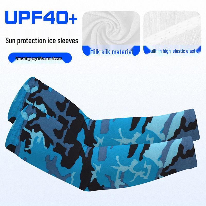 Damen UV-Schutz Eis-Seide Radsport Armstulpen - Leichte, atmungsaktive, elastische Ärmel für Sonnenschutz und Narbenabdeckung.