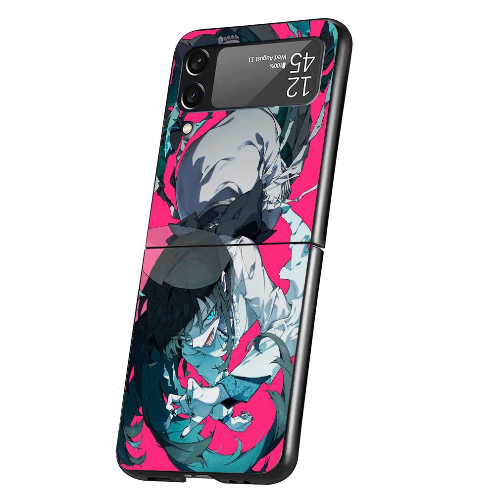 

Ado Kyogen X Uta Cover Phone Case For Samsung Galaxy Z Flip 7 6 5 4 3 5G Flip7 Flip6 Flip5 Flip4 Flip3 Black Fundas Shell Samsung Z Flip 3