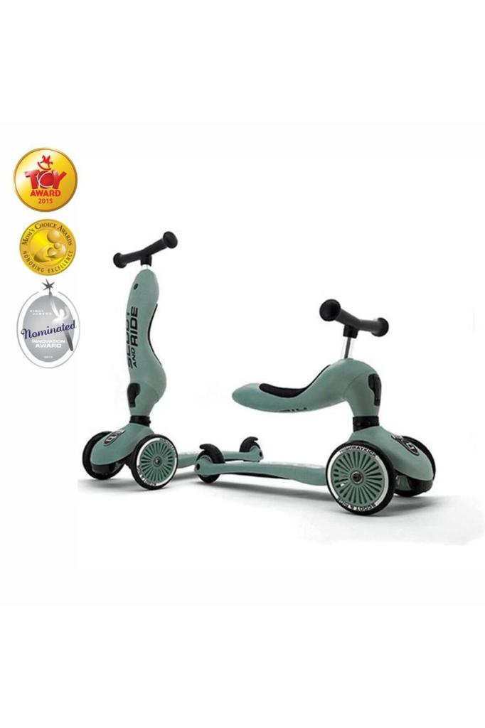 Scoot Ride Highway Kick 1 Forest Kids Scooter Kickboard Tricycle genuine product warranty & [Japanese included]