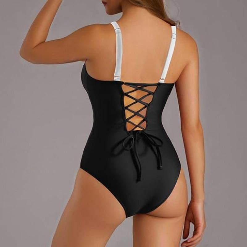 Women Sexy Slimming Push Up One Piece Bikini Swimsuit