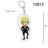 Acrylic Keychain - Luffy, Zoro, Nami Anime Pendant