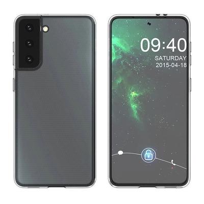 Transparent Soft Case - MYWAY - Galaxy S21+ - Black - Unisex - Optimal Protection