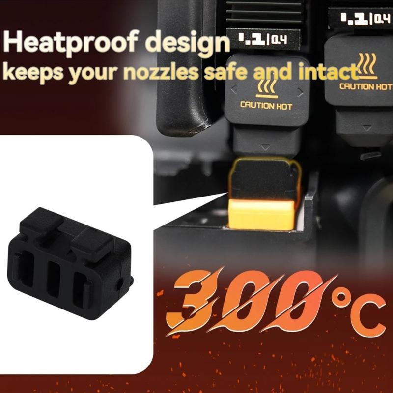 Essuie-buse d'imprimante Brosse ergonomique en silicone pour plusieurs modèles d'imprimantes 3D Nettoyage de la buse