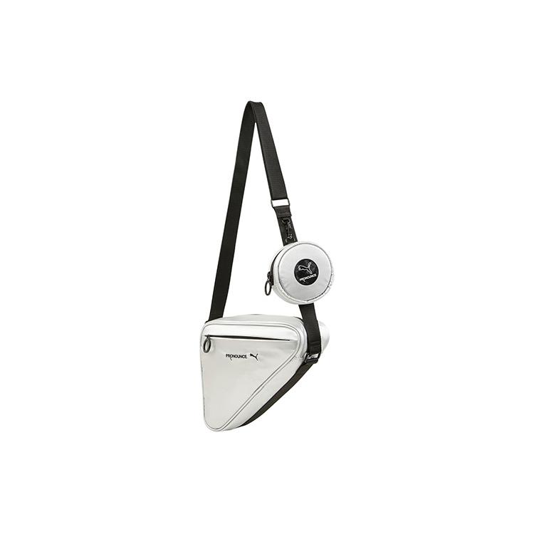 

Новая коллаборация PUMA × PRONOUNCE Тканевая сумка через плечо Сумка кроссбоди Обычная Унисекс Серебристая 078898-01 27.9*8.1*16.0CM