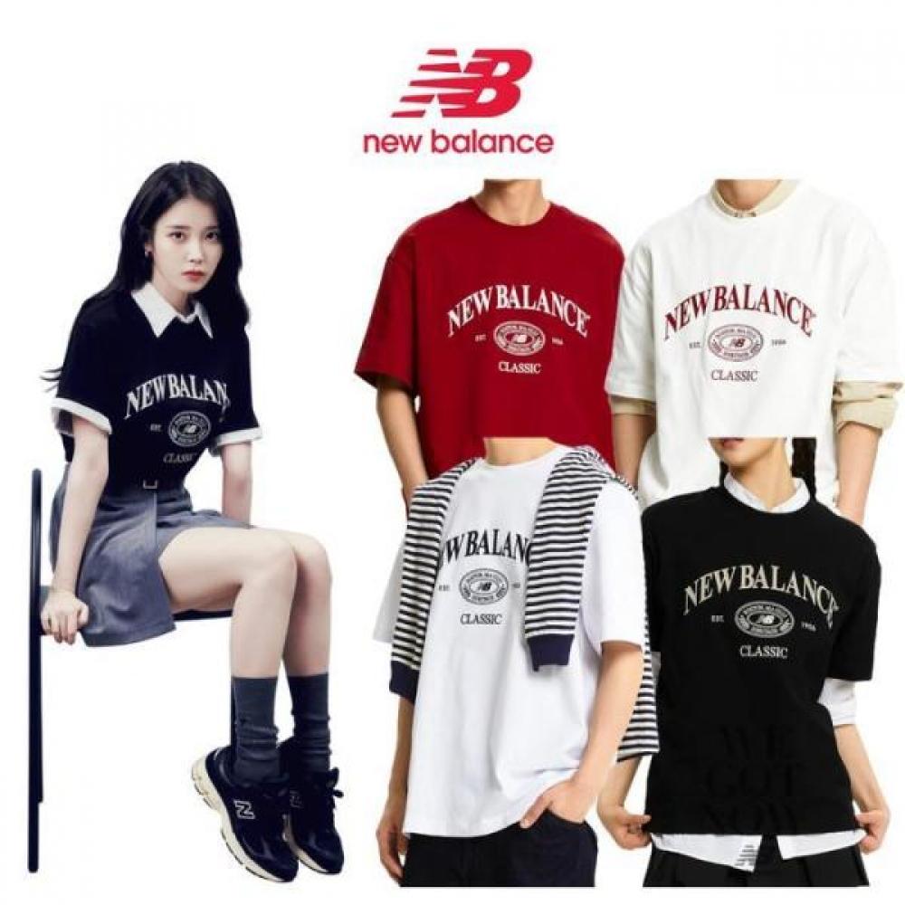 

New Balance Iu Short Sleeve Tee Unisex Heritage Short Sleeve Tee Red/85(XS)