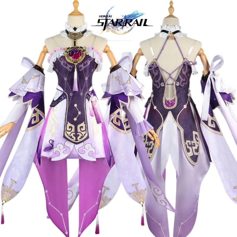 Rail Fu Honkaistar Xuan Cosplay Ancient Costume Dress Halloween Party Girl Prop