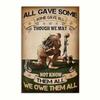 Retro Metal Tin Sign Living Room Wall Art Decor 20x30cm