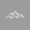 mountains criss-cross creative&funny stickers for cartoon fans&lover,high quality for car trucks motorcycles &laptops