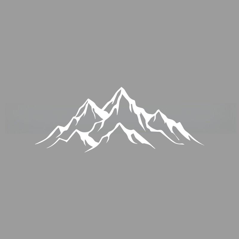 mountains criss-cross creative&funny stickers for cartoon fans&lover,high quality for car trucks motorcycles &laptops