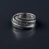2026 Dark Wind Fashion Accessories Black Vintage Personality Ring, Female Open Feather Ring