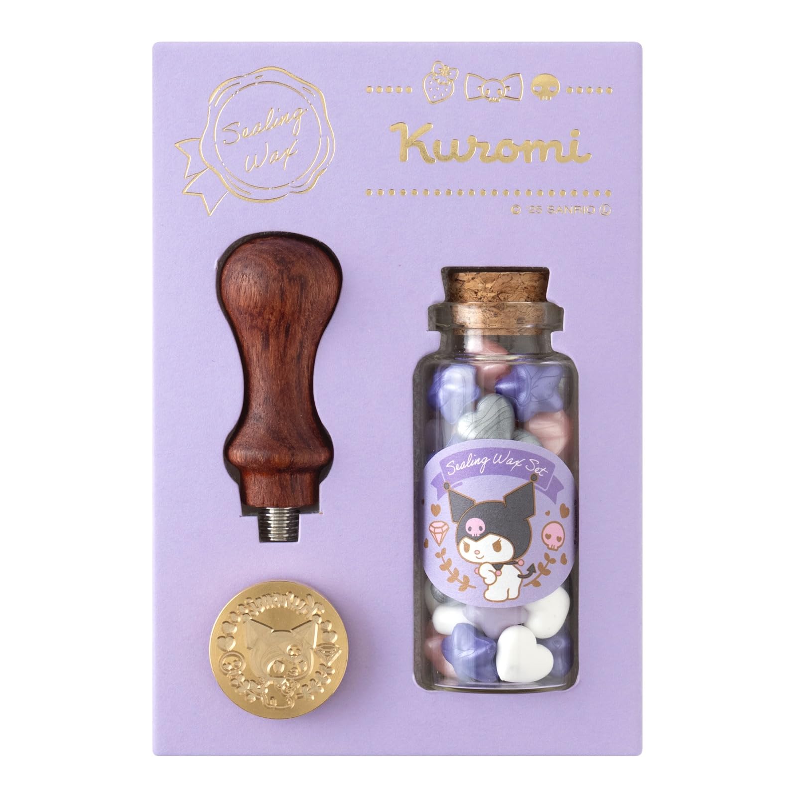 Beverly Sanrio Kuromi Sealing Wax Set SLW-012