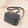 Fashion Chic Print Small Square Handbag For Ladies, All-Match Multiway Shoulder & Crossbody Casual Bag