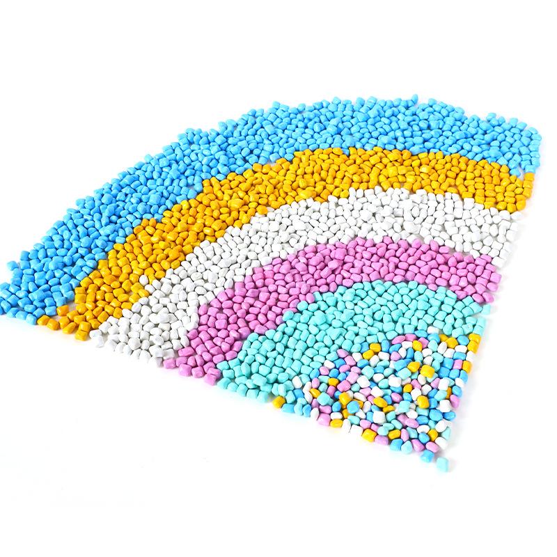 Washable Children's Play Sand with Large Porcelain and Cassia Seed Grains - Five-Color Ceramic Playground Sand