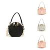 Unisex Pu Mini Circular Bag With Stitching Details For Kids And Toddler Accessories