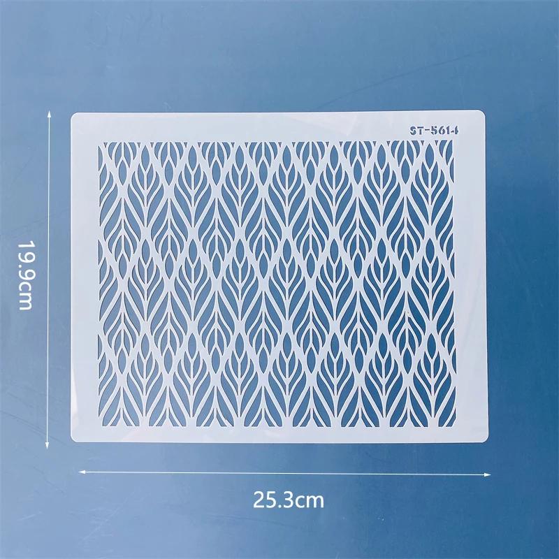 Szablon do ciasta Wzór w kształcie liścia Dekoracja tortu weselnego Koronka Fondant Szablony na obrzeża ciasta Szablon DIY Forma do rysowania Narzędzia cukiernicze