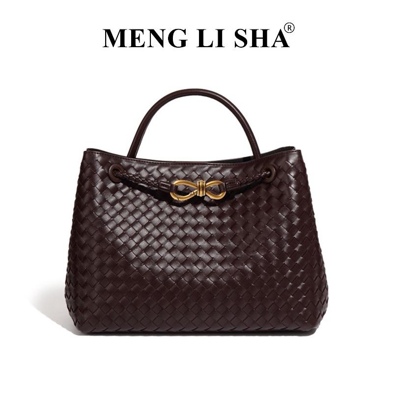 New stylish and simple hand-woven bag commuter versatile large capacity shoulder crossbody portable tote bag