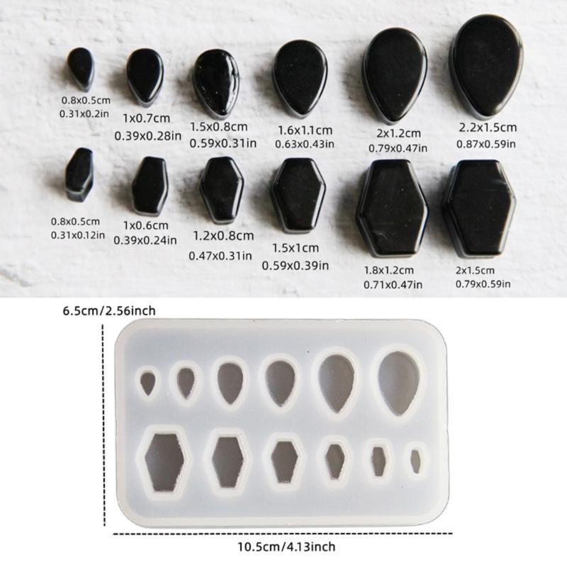 Sturdy Flexible Silicone Mold for Crafting Unique Ear Stretcher Expander Jewelry Decorations and Individualized Artwork