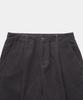 EXCONTAINER One-Pleat Wide Corduroy Pants (Charcoal)