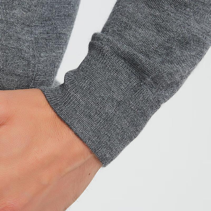 Hengyuanxiang Men's V-Neck Fine Cashmere Sweater