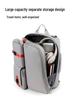 Versatile Water-Resistant Leather Travel Backpack with Large Capacity and Laptop Compartment