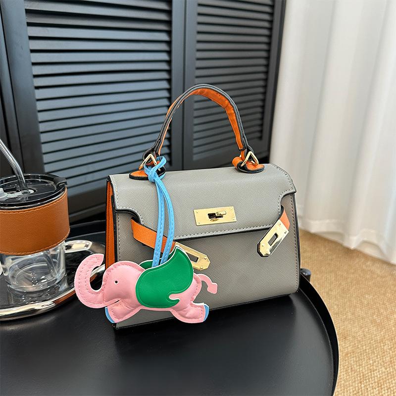 

Новый уличный снимок контрастного цвета 20 Kaibaoli портативная наплечная сумка через плечо модная женская сумка серый