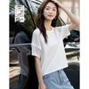 Demana Women's Embroidered Lace Patchwork T-Shirt