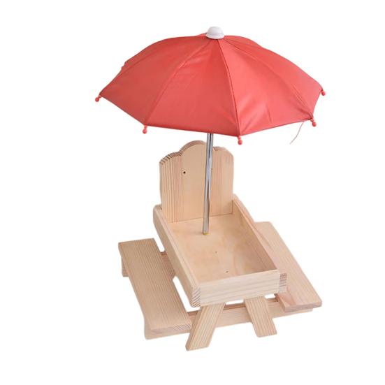 Squirrel Feeder with Umbrella for Outside Squirrel Feeders Squirrel A красный
