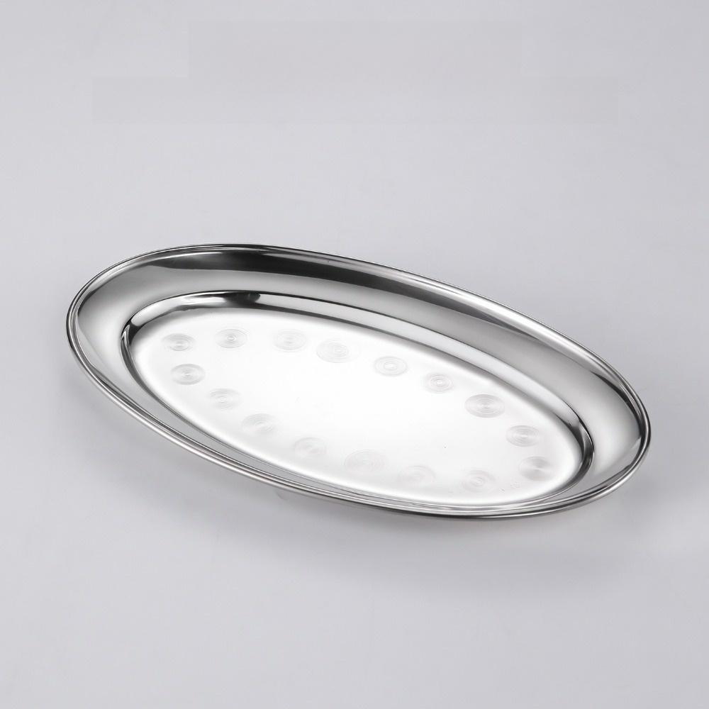 Shallow Design Dinner Plates Multi-Size Steak Dishes Practical Barbecue Trays Barbecue Use