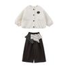 YouYou Girls' 2025 Winter Collection: Quilted Jacket & Plush-Lined Pants