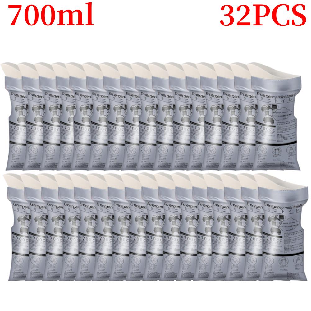 4-32 Stück Tragbare Notfall-Urinalbeutel Outdoor Camping Pinkelbeutel Einweg Reise Erbrochenenbeutel Mobile Toilette für Männer Frauen Kinder