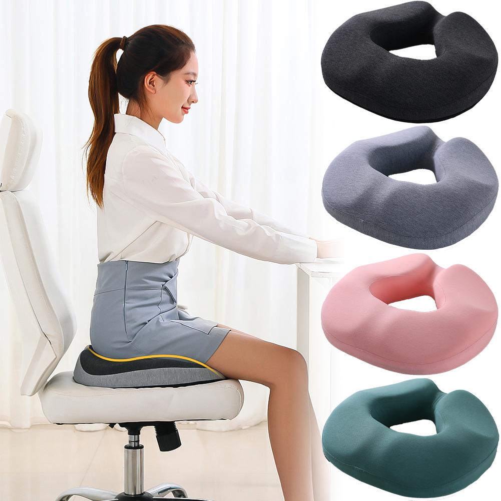 Memory Cotton Hemorrhoid Pad Office Cushion Sitting No Collapsing Summer Breathable Chair Fart Pad Beautiful Buttocks Coccyx Cushion