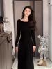2025 Autumn Elegant One-Shoulder Top & Wide-Leg Pants Set
