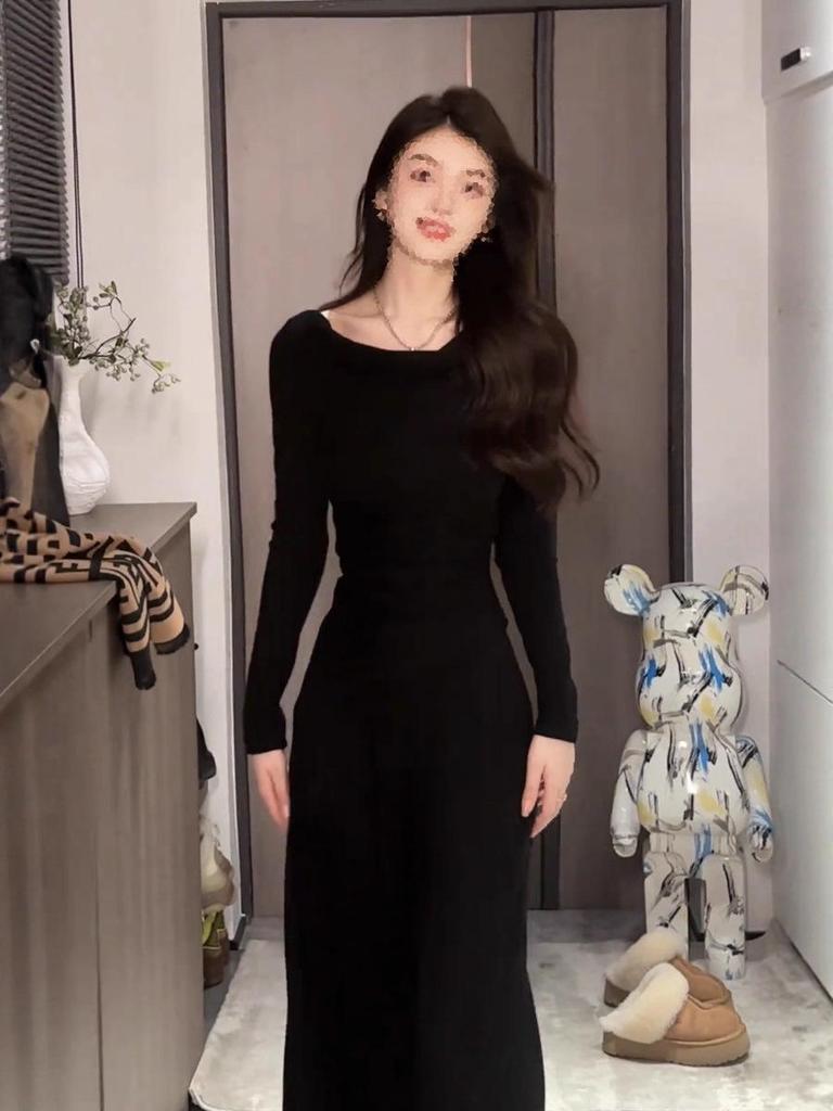 2025 Autumn Elegant One-Shoulder Top & Wide-Leg Pants Set