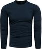 2-Pak Zestaw Basic Męskich Longsleeve Granat/Szary - M
