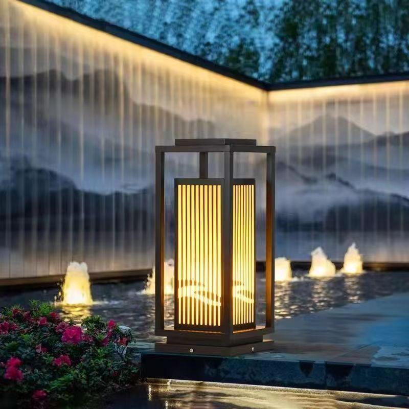 Waterproof Outdoor Retro Chinese Style Garden Lawn Light