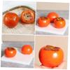 SAFIGLE Persimmon Ornament Food Sample Fruit Persimmon Food Sample Toy Fake Persimmon Simulation Persimmon Real Fruit Model Fruit Ornament Ornament