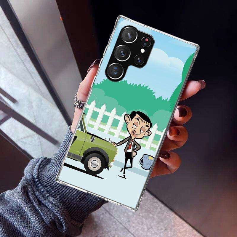 

Mr Bean Cartoon Phone Case For Samsung Galaxy S23 S24 S25 Edge S26 Ultra S22 + S21 Plus S20 FE Cover Silicone Print Shell Galaxy Samsung S24 FE