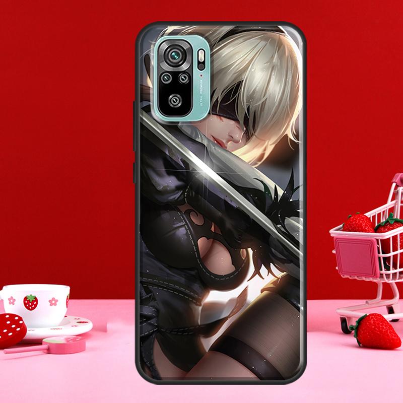 Nier Automata Lunar Tear Art For Redmi Note 11 Pro Case For Redmi Note 10 Pro Note 9 Pro Note 8 Pro 9S 10S 11S 9A 9C 9T
