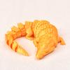 3D Printed Crocodile Can Open Mouth Articulated Body Model Mini Toy Joint Movable Articulated Figurin Desktop Ornament Kids Gift