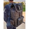 Leather Vintage Laptop New Backpack Travel Rucksack Bag Genuine Goat Men'S