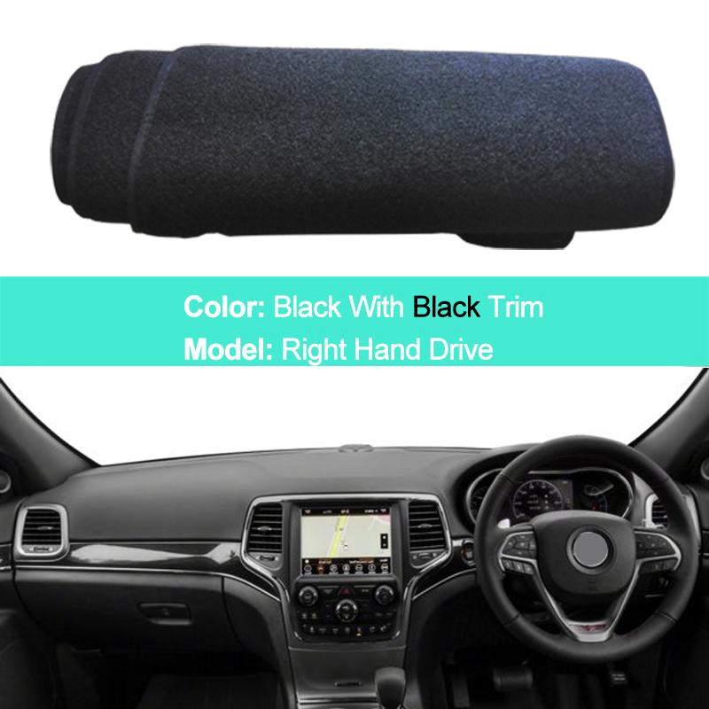 For Jeep Grand Cherokee WK2 2011 -  LHD RHD 2 Layers Car Dashboard Cover Carpet Cape Rug Shade Carpet Dashmat Pad Protector