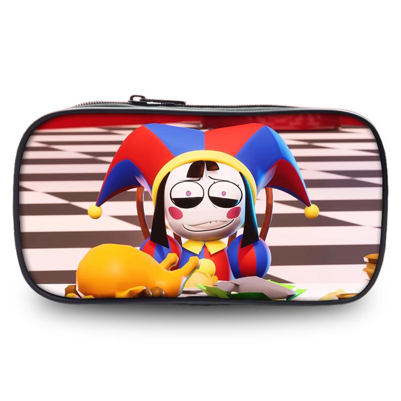 

Модный и практичный большой пенал для студенческой канцелярии «Удивительный цифровой цирк» 20