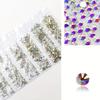 1440 Stück Nail Art Strasssteine ​​Glitzer Diamant Kristall Edelsteine ​​3D Tipps DIY Dekoration
