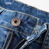 ROMON Men's Cool-Touch Ice Silk Straight-Leg Jeans