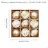 9 Pack 2.3inch Christmas Tree Balls for Holiday Decoration