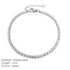 eManco European & American Fashion Tennis Bracelet with Round Zircon Diamonds