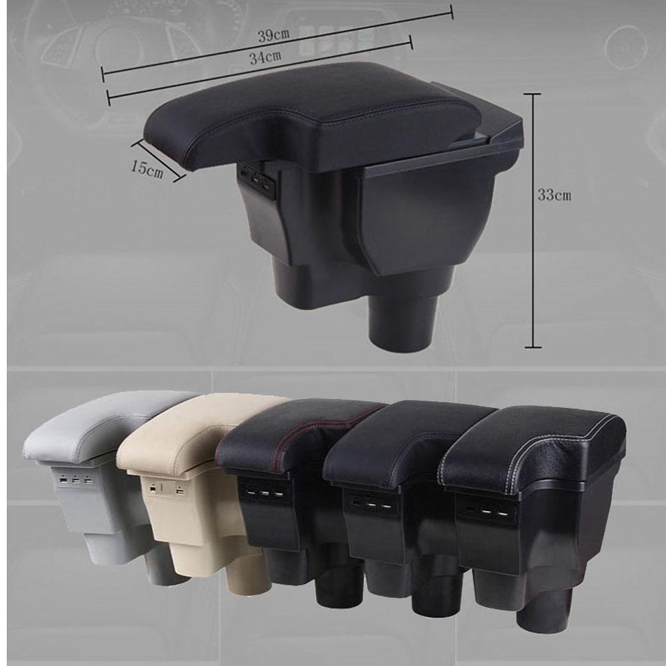 For Kia Rio 4 Armrest For Kia Rio X X-Line Car Armrest Auto Storage Box Car Accessorie Retrofit parts Interior details 2018-2022