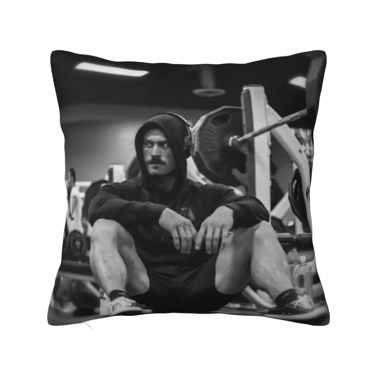 

CBUM Bodybuilding Chris Bumstead Scarf Pillowcase Polyester Cushion Cover Decor Throw Pillow Case Cover Home Square 66x66cm бежевый