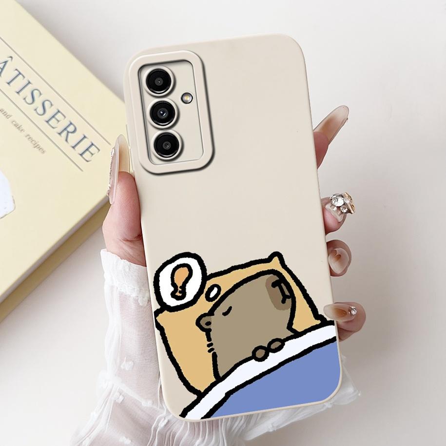 For Samsung Galaxy M34 5G Case Galaxy M34 M14 F34 5G Cover Shockproof Liquid Silicone Phone Cover For Samsung M15 F15 2024 Coque